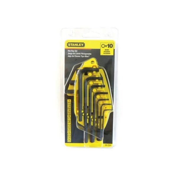 Stanley 69-254 Hex Key Set (10 Pcs)