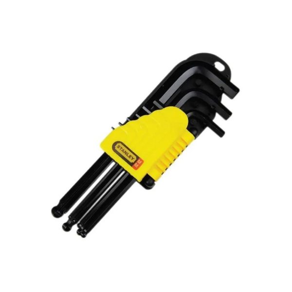 Stanley 69-256 Hex Key Set 9 Piece Ball Tips (1.5-10mm)
