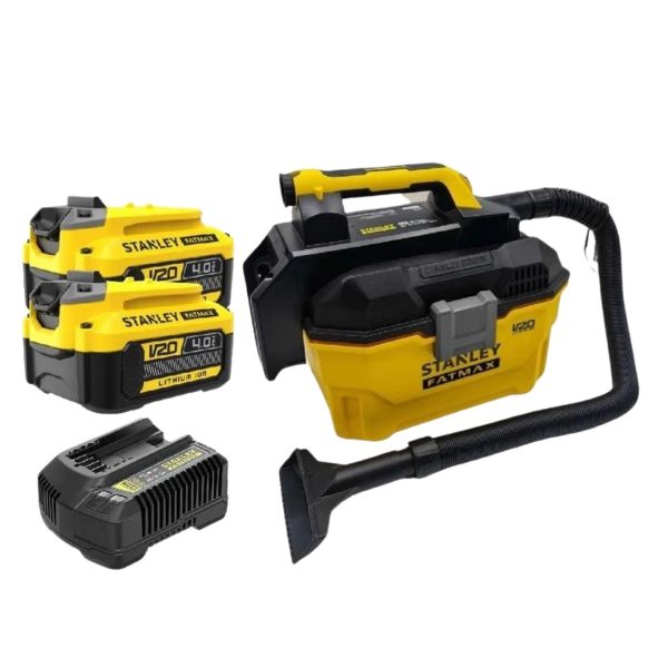 Stanley SCV002 20V Cordless Wet & Dry Vacuum Cleaner 7.5L/2.4M HOSE/Hepa Filter