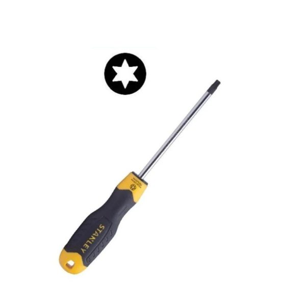 STANLEY Cushion Grip Screwdriver Torx (80mm/120mm x 1 Pc) T5-T40