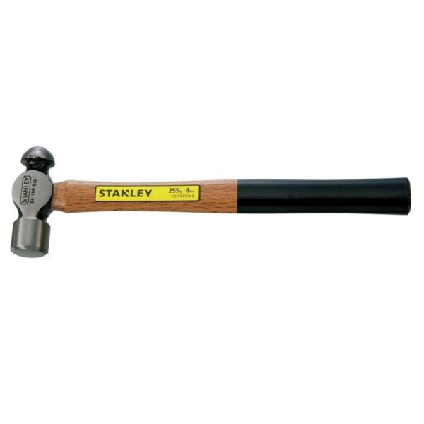 STANLEY STHT54189-8 8OZ WOOD HANDLE BALL PEIN HAMMER
