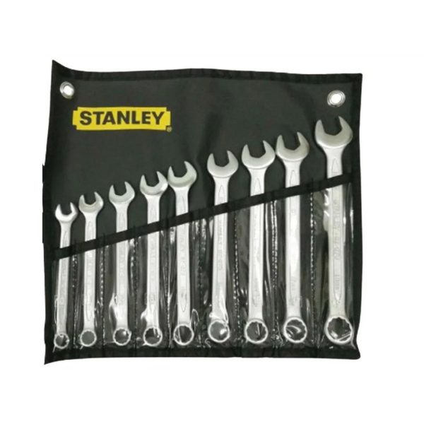 Stanley 87033 Wrench Set Combination Slimline  Met (9 Pcs) 87-033-1
