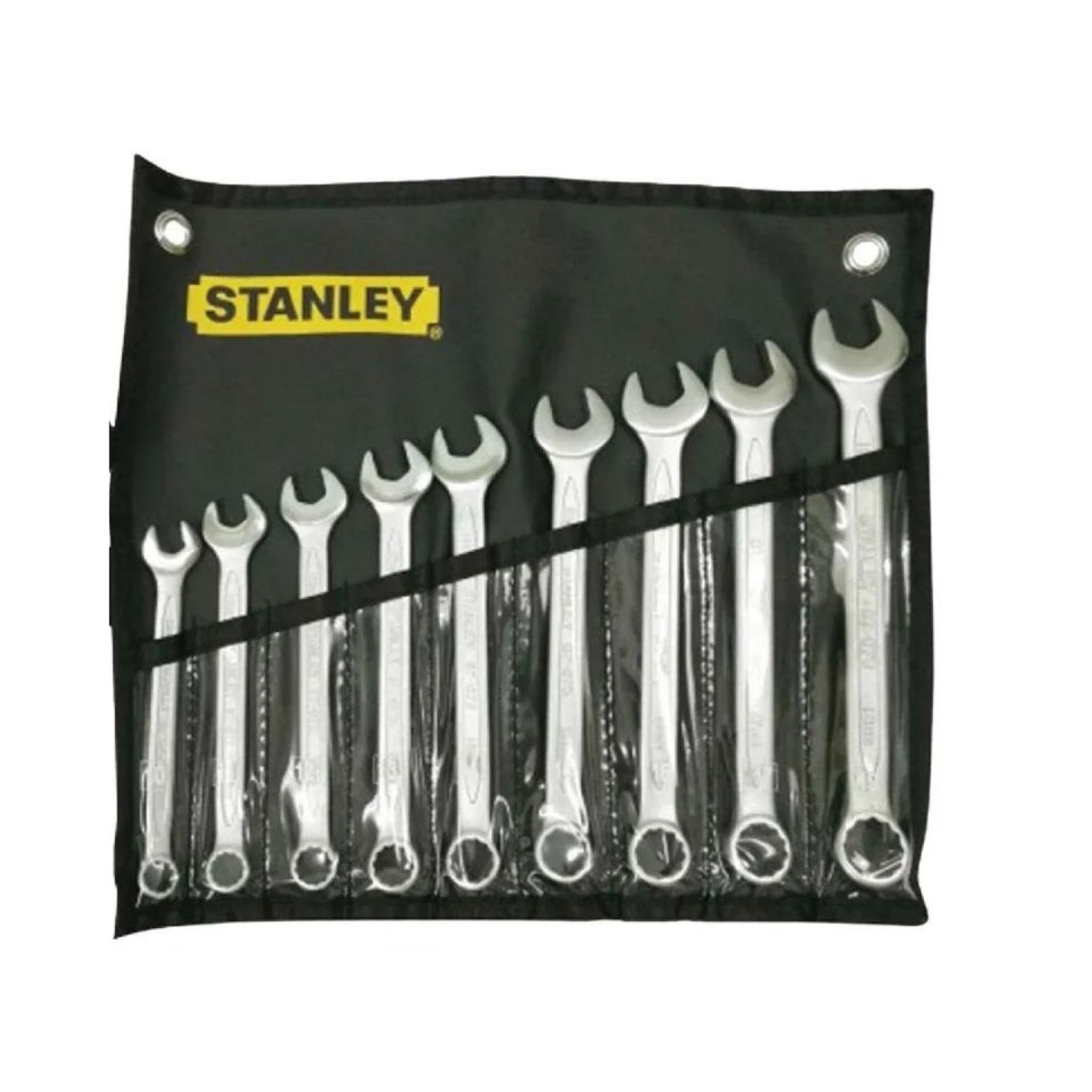 STANLEY0000366_01_55ff0d6aa69e Stanley 87033 Wrench Set Combination Slimline Met (9 Pcs) 87-033-1 - Image 1