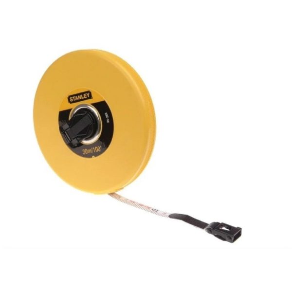 Stanley Fibreglass Long Tape Measuring Tape (30m/100ft) STHT34262-8 (34-262)