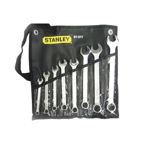 Stanley 87011 Slimline 8 Piece Combination Wrench Set (8-22mm) 87-011-1