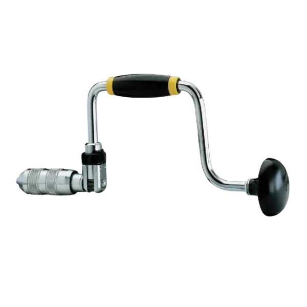 Stanley 02110 / 02112 / 02130 OPEN RATCHET BIT BRACE 10" & 12" WITH 4 JAWS 1/2" & 5/8" CAP
