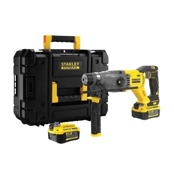 Stanley SBH900M2K 20V Cordless Rotary Hammer Drill 4.0h 2200RPM 5775BPM With 2 Battery 1 Charger