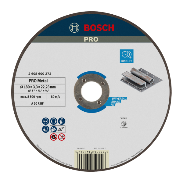 PRO METAL BONDED CUTTING DISC