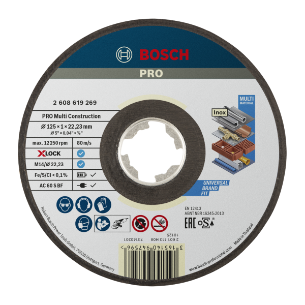 PRO MULTI CONSTRUCTION BONDED CUTTING DISC