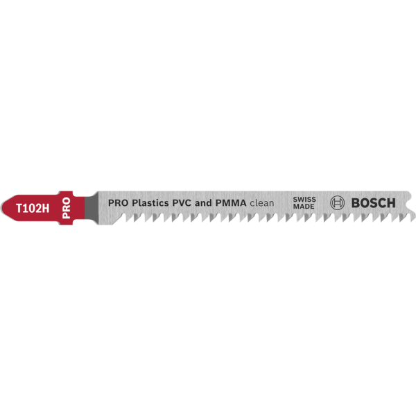 PRO PLASTICS PVC AND PMMA CLEAN T102H JIGSAW BLADE