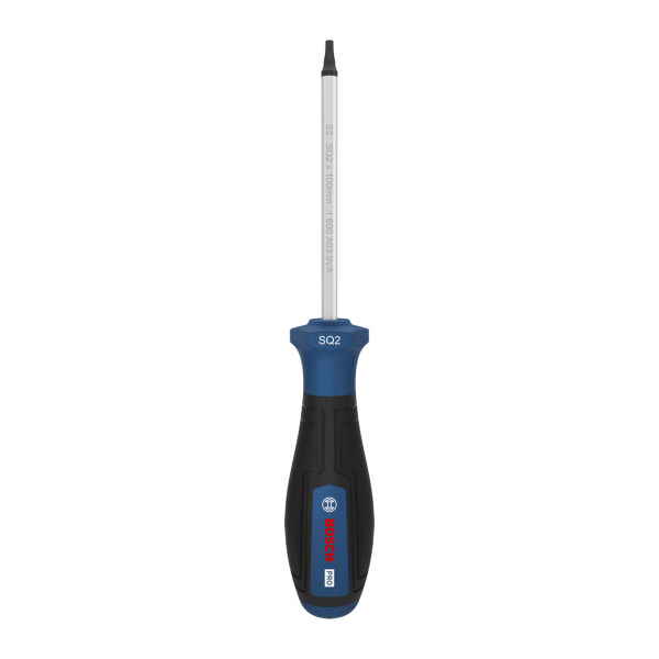 PRO SCREWDRIVER ROBERTSON / SQUARED SCREWDRIVER FOR HIGH POWER TRANSFER WHEN DRIVING SCREWS