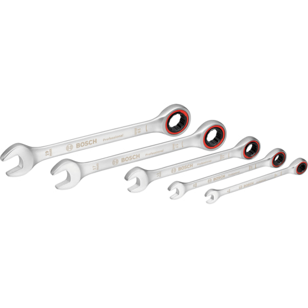 RATCHET SPANNER SET 5 PCS PROFESSIONAL