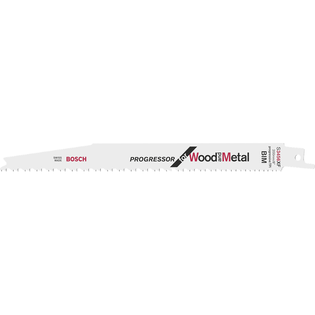 reciprocating-saw-blade-s-3456-xf-2608654406 S 3456 XF PROGRESSOR FOR WOOD AND METAL RECIPROCATING SAW BLADE - Image 1