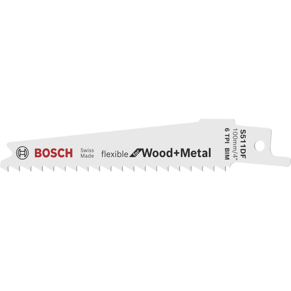 S 511 DF FLEXIBLE FOR WOOD AND METAL RECIPROCATING SAW BLADE