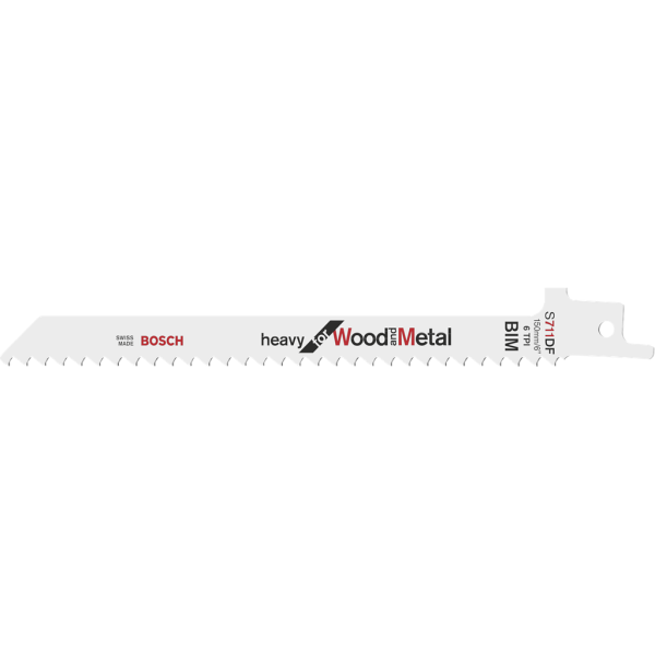 S 711 DF HEAVY FOR WOOD AND METAL RECIPROCATING SAW BLADE