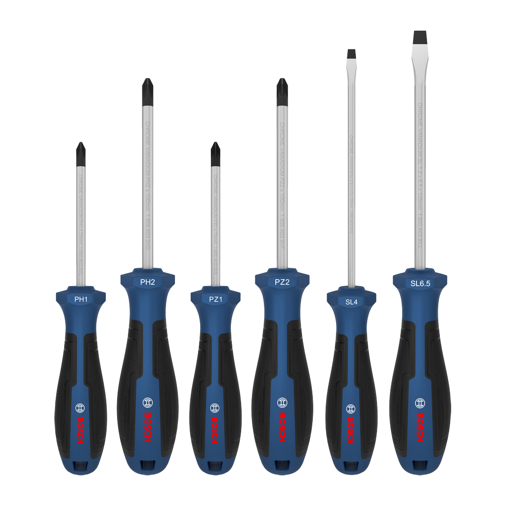 screwdriver-set-ph-pz-sl-6-pcs-1600a039ph SCREWDRIVER SET, PH/PZ/SL, 6 PCS - Image 1