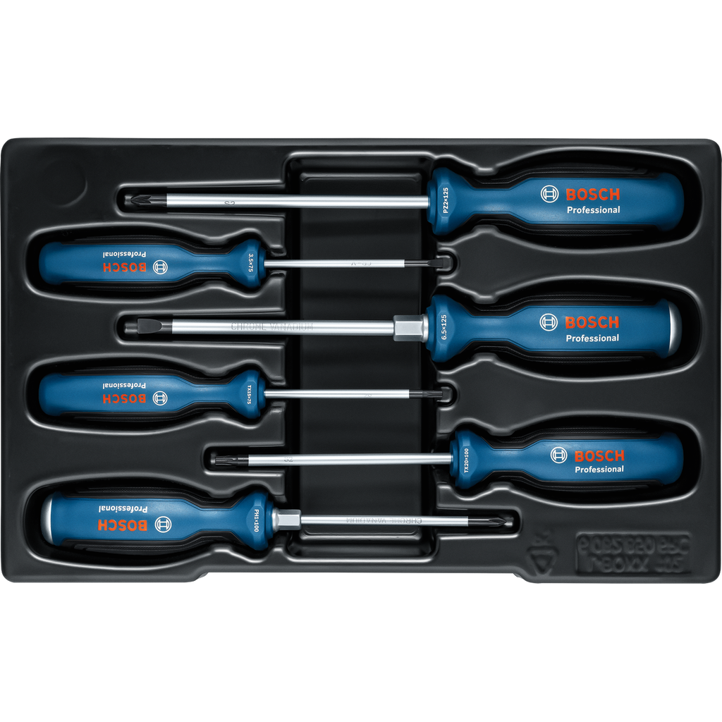 screwdriver-set-sl-ph-pz-tx-6-pcs-1600a02cv3 SCREWDRIVER SET SL/PH/PZ/TX 6 PCS PROFESSIONAL - Image 1