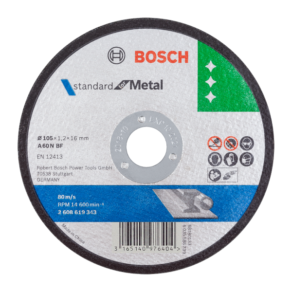 STANDARD FOR METAL CUTTING DISC