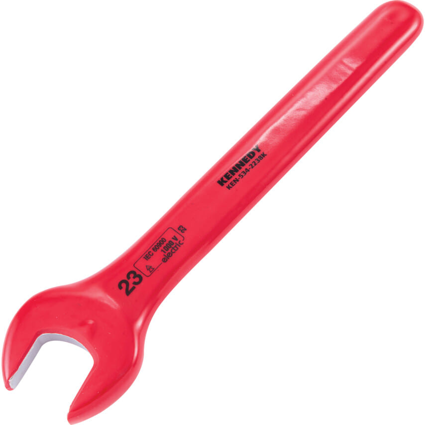 ken5342238k 23mm Insulated Open Jaw Wrench DIN 7446 - Image 1