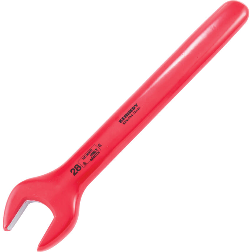 ken5342241k 28mm Insulated Open Jaw Wrench DIN 7446 - Image 1