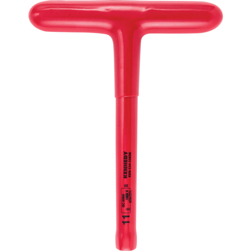 ken5342283k 200 x 11mm Insulated T-Socket Wrench 1000V, DIN 7440 - Image 1