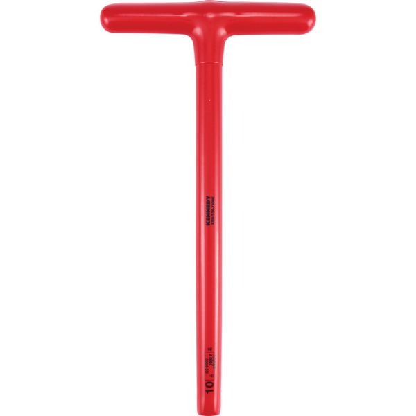 300 x 10mm Insulated T-Socket Wrench 1000V, DIN 7440