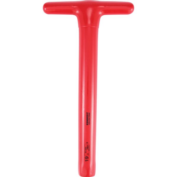 300 x 19mm Insulated T-Socket Wrench 1000V, DIN 7440