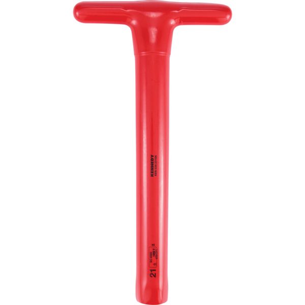 300 x 21mm Insulated T-Socket Wrench 1000V, DIN 7440