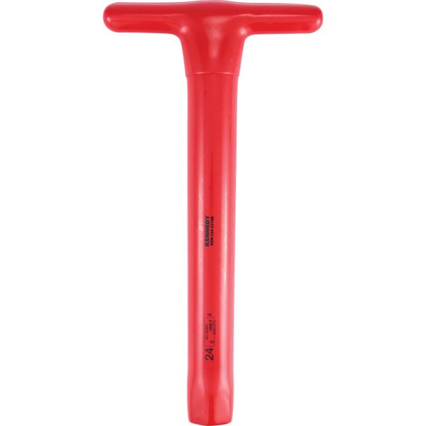 300 x 24mm Insulated T-Socket Wrench 1000V, DIN 7440