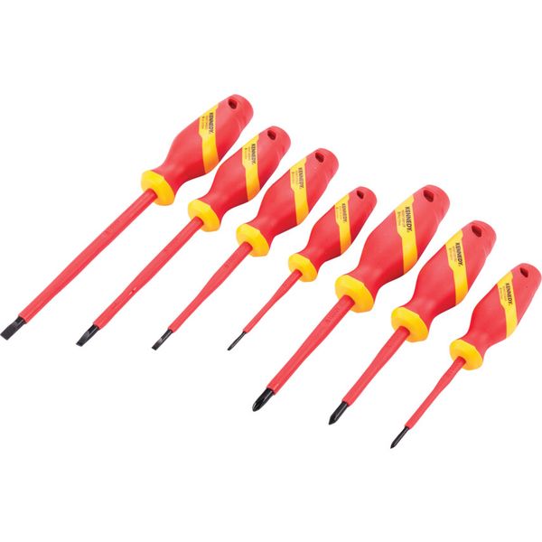 7 Piece, Tool Set in Carry Case, Insulated VDE Screwdriver Set