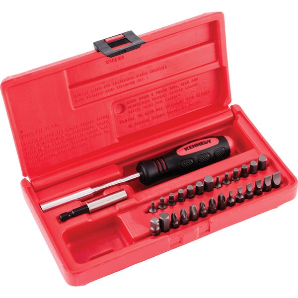 29 Piece Crosspoint/Hexagon/Pozidrive/Slotted Screwdriver Bit Set
