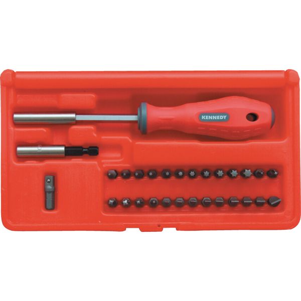 29 Piece Crosspoint/Pozidrive/Slotted/Torx Screwdriver Bit Set