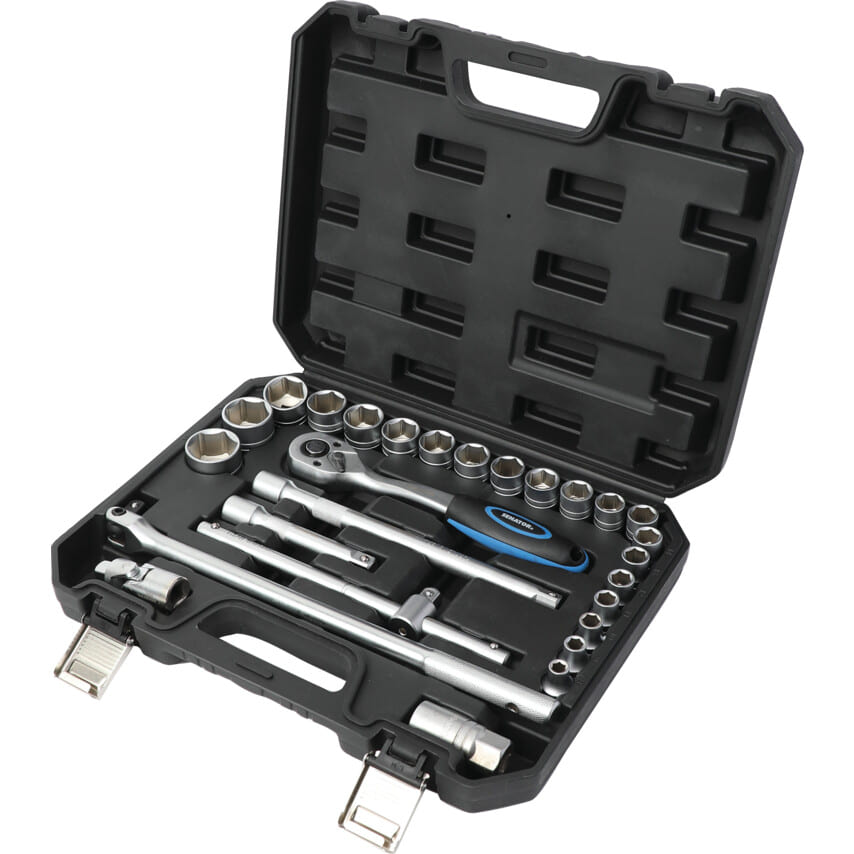 sen5824045g 1/2" DR. SOCKET SET (27-PC) - Image 1